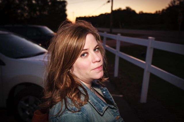 Julia takes in the night